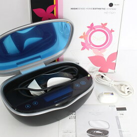 【ポイント2倍！お買い物マラソン】【美品】ケノン Ver.8.6 カートリッジ2点 スーパープレミアム+ストロング 脱毛器 kenon 本体 【中古】