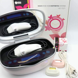 【美品】ケノン Ver.8.0 カートリッジ4点 ストロング+スキン+スーパープレミアム＋スキン 脱毛器 kenon 本体 【中古】