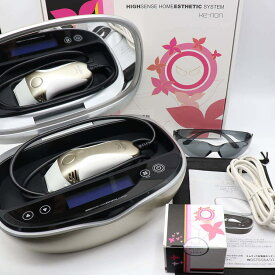 【美品】ケノン Ver.8.7 カートリッジ2点 スーパープレミアム2+エクストラ 脱毛器 kenon 本体 【中古】
