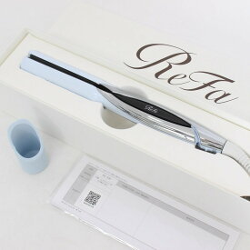 【美品】MTG ReFa BEAUTECH STRAIGHT IRON RE-BM-02A ホワイト ストレートアイロン リファビューテック 本体 【中古】