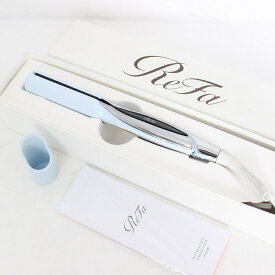 【美品】MTG ReFa BEAUTECH STRAIGHT IRON RE-BM-02A ホワイト ストレートアイロン リファビューテック 本体 【中古】