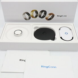 【お買い物マラソン限定クーポン】【美品】RingConn Smart Ring Gen 2 RCA-01-123031314 フューチャーシルバー US13号 第2世代 スマートリング リンコン 本体【中古】
