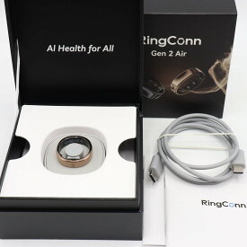 【お買い物マラソン限定クーポン】【美品】RingConn Gen2 Air RCA-02-124031302 デューンゴールド US13号 スマートリング リンコン 本体 【中古】