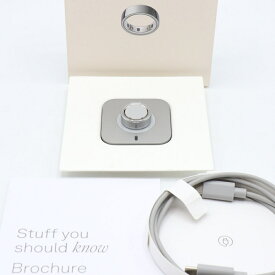 Oura Ring 4 JZ90-54217-06 シルバー 6号 スマートリング オーラリング 本体 【中古】