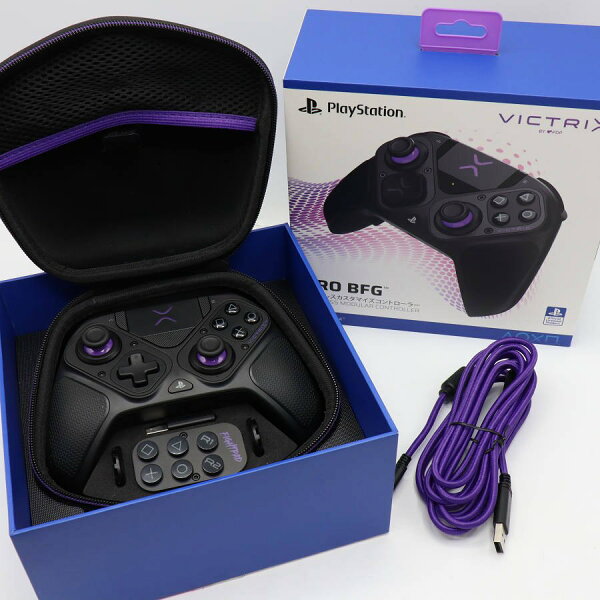 【美品】Victrix Pro BFG Wireless 052-002-BK-JP ブラック ビクトリクス プロコントローラー PS5 PS4 PC 【中古】