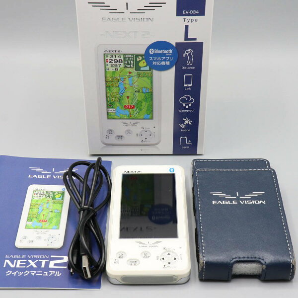 EAGLE VISION NEXT2 EV-034 ホワイト ゴルフナビ イーグルビジョン ネクスト 本体 【中古】
