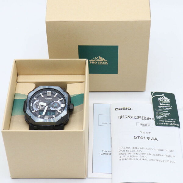 CASIO PRO TREK Climber Line PRW-B1000B-2JF 腕時計 メンズ ソーラー充電 カシオ プロトレック クライマーライン 本体 【中古】
