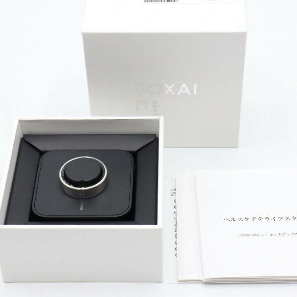 【美品】SOXAI RING 2 シルバー 18号 SOXAIRING2SL18 スマートリング ソクサイリング 本体 【中古】