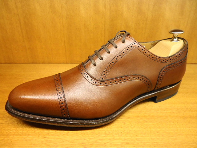 リーガル02DRCD【REGAL】リーガル　グッドイヤーウエルト式製法の革底クォーターブローグ | 靴のナカムラ