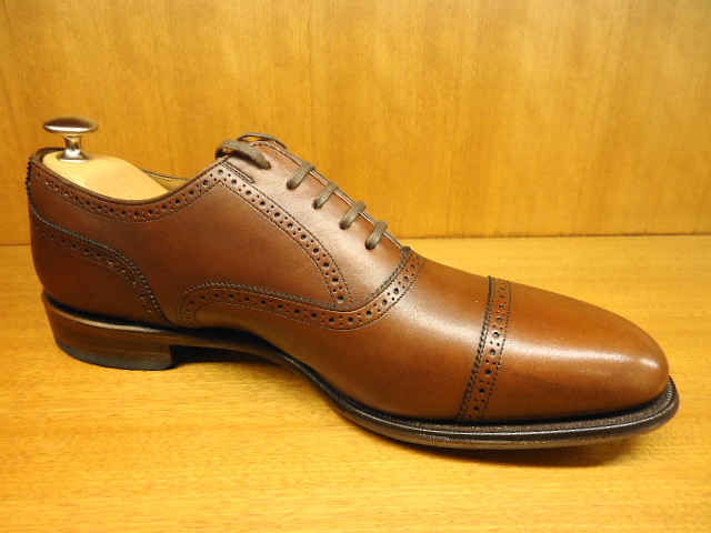 リーガル02DRCD【REGAL】リーガル　グッドイヤーウエルト式製法の革底クォーターブローグ | 靴のナカムラ