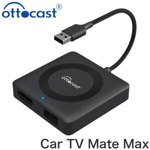 �I�b�g�L���X�g Ottocast Car TV Mate Max CA361-C4 HDMI���� CarPlay �L���ڑ� HDMI�A�_�v�^�[ �~���[�����O YouTube Netflix���� �ԓ� Wi-Fi�s�v �ԍ� �J�[�v���C �ڑ� iPhone Android switch�Ή� ��ʋ��L ����Đ� ��