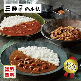 【父の日 プレゼント】【送料無料】「三田屋総本家」 カレー詰合せ(ギフト） 記念日 誕生日 プレゼント お祝い 内祝 贈り物 お礼 メーカー直送 常温