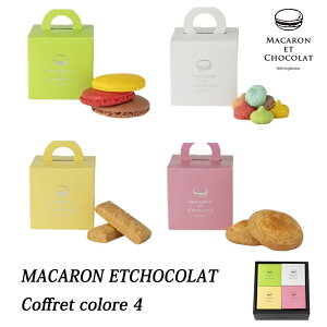 �}�J�����E�G�E�V���R�� MACARON ET CHOCOLAT Coffret colore 4 ������ �M�t�g �a���� �v���[���g ���j�� ���j ���蕨 ���� ���[�J�[���� ��������