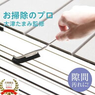掃除ブラシ そうじブラシ「大津式 お掃除ブラシJ」おそうじブラシ 掃除用ブラシ ナイロン ステンレス 隙…