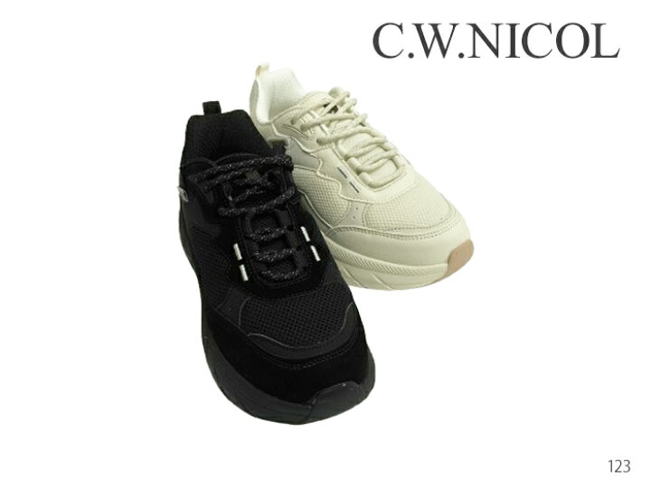 楽天市場】C.W.NICOL CWニコル 25-123 レディース 厚底 軽量 