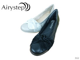 【エントリーで全品ポイントプラス10倍！マラソン期間中】 Airy step エアリーステップ 59-3522 足に優しい エレガント レザーバレエシューズ レディース シューズ 3E 本革 正規品