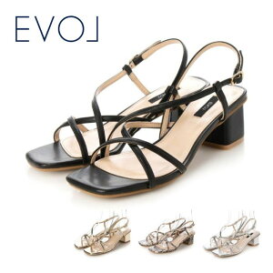 EVOL �C�[�{�� �X�N�G�A �u���b�N�q�[���T���_�� IW5302 ���f�B�[�X �J�W���A�� �V���[�Y �T���_�� �X�g���b�v �V���v�� �p�[�e�B�[ ���ꂢ�� �q�[��