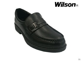 Wilson ウィルソン 86 黒 メンズ ビジネスシューズ 紳士靴 スリッポン ローファー
