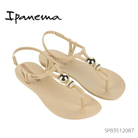 【エントリーで全品ポイントプラス10倍！マラソン期間中】 Ipanema イパネマ CLASS SPHERES SANDAL SP83512087 ベージュ/ゴールド レディース トング サンダル ビーチサンダル PVC素材