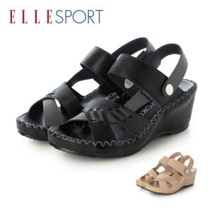 ELLESPORT �G�� �X�|�[�c 2WAY�E�F�b�W�T���_�� ESP12741 ���f�B�[�X �J�W���A�� �T���_�� �X�g���b�v�T���_�� �X�g���b�v�T���_�� �V���[�Y �C ���K�i