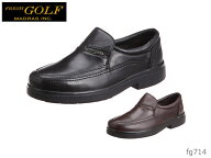 フレッシュゴルフ FG714 FRESH GOLF メンズ ウォーキングシューズ 本革 タウンシューズ 紳士靴