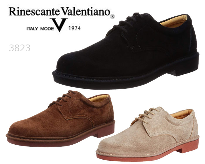 送料無料 Rinescante Valentiano リナシャンテバレンチノ 3823 日本製ビジネスシューズ 評判 格安 価格でご提供いたします 本革 4E 牛革 靴 スエード メンズ
