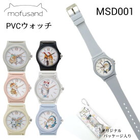 mofusand もふさんど 腕時計 PVC ビニールベルト 日本製ムーブメント レディース フィールドワーク | 時計 レディース おしゃれ かわいい カジュアル 可愛い 人気 MSD001 うさにゃん ハチにゃん サメにゃん カップにゃん パフェにゃん えびにゃん