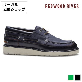 【公式】 REDWOOD RIVER RX09 デッキタイプ ブラックブラック カジュアルシューズ メンズ レッドウッド リバー REGAL CORPORATION リーガル コーポレーション | 靴 シューズ メンズシューズ デッキシューズ 撥水 カジュアル ブランド きれいめ キャンバスシューズ モカシン