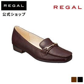 ▼SALE▼ 【公式】 REGAL F60NAD ビットモカシューズ ダークブラウン カジュアルシューズ レディース リーガル | 靴 くつ シューズ ウィメンズ 革靴 本革 レディス ローファー ローファ ビットローファー ヒール 仕事靴 通勤 オフィス オフィスカジュアル