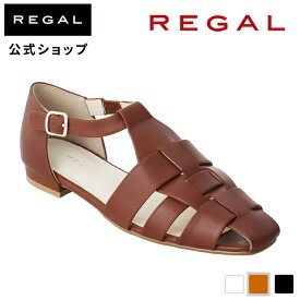 【公式WEBショップ限定カラー】 【公式】 REGAL F68QAL グルカサンダル ブラウン サンダル レディース リーガル