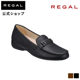 【公式】 REGAL F72KAC ビット付フラットシューズ ブラック フラットシューズ レディース リーガル | 靴 くつ シューズ フラット 革靴 本革 ビジネス カジュアル レザーシューズ 通勤靴 カジュアルシューズ レディースシューズ ブランド 牛革 黒 レザー 皮靴 女性 本皮