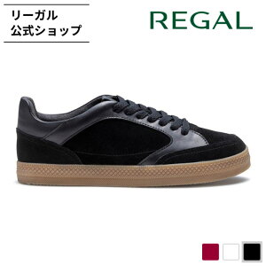 【公式】 REGAL BF08 ローテクスニーカー ブラックスエード スニーカー レディース リーガル