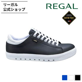 SALE 【公式】 REGAL 51DL コートスニーカー GORE-TEX SURROUND フットウェア ブラックホワイト メンズ リーガル | ゴアテックス プレゼント スニーカー 靴 防水 通学 シューズ カジュアル 通勤 メンズスニーカー 黒 ブラック 本革 レザーシューズ
