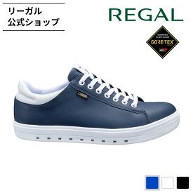 【公式】 REGAL 51DL コートスニーカー GORE-TEX SURROUND フットウェア ネイビーホワイト メンズ リーガル | ゴアテックス スニーカー 靴 防水 通学 シューズ カジュアル 通勤 メンズスニーカー メンズシューズ 紺 本革 くつ 蒸れない 通気性 雨