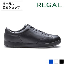 【公式】 REGAL 57BL レースアップレザースニーカー ブラック メンズ リーガル | 男性用 くつ シューズ 靴 レザー スニーカー カジュアルシューズ シンプル 軽量 メンズシューズ メンズスニーカー 黒スニーカー regal 本革 歩きやすい カジュアル 軽い
