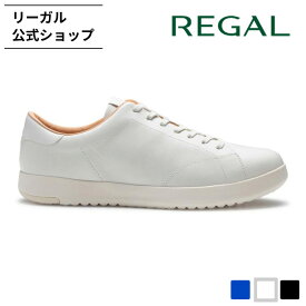 【公式】 REGAL 57BL レースアップレザースニーカー ホワイト メンズ リーガル | 男性用 くつ シューズ 靴 レザー スニーカー カジュアルシューズ シンプル 軽量 メンズシューズ メンズスニーカー 白スニーカー ホワイト本革 歩きやすい カジュアル 軽い