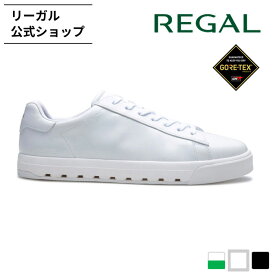 【公式】 REGAL 61HL コートスニーカー GORE-TEX SURROUND フットウェア ホワイト スニーカー メンズ リーガル | 防水 ゴアテックス ローカット シューズ メンズシューズ カジュアル 靴 レザースニーカー ゴアテックススニーカー メンズスニーカー コンフォートシューズ