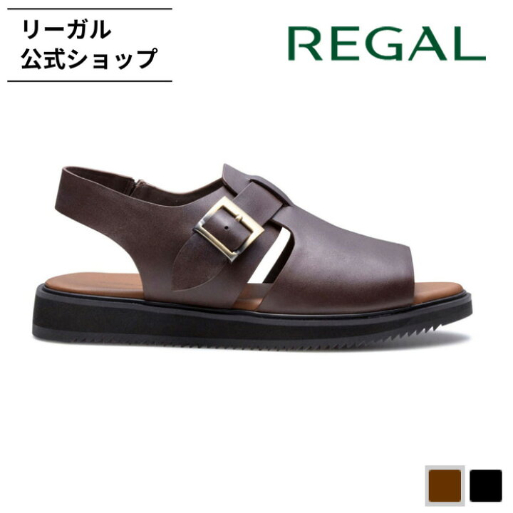 楽天市場】【公式】 REGAL 64HL サンダル ダークブラウン サンダル 