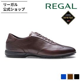 【公式】 REGAL 70CL レザースニーカー GORE-TEX フットウェア ダークブラウン メンズ リーガル | 男性用 くつ シューズ ゴアテックス 靴 レザー スニーカー カジュアル 本革 歩きやすい 革靴 雨 撥水 防水 履きやすい レイン プレゼント メンズシューズ
