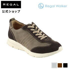 ▼SALE▼ 【公式】 Regal Walker HC38BJ ソフトレースアップシューズ グレー スニーカー レディース リーガルウォーカー| 靴 シューズ くつ 女性 レディース靴 レディースシューズ通勤 ブランド 痛くない レディーススニーカー 運動靴 スニーカー