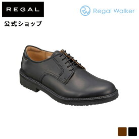 【公式】 Regal Walker 101WAH プレーントウ ブラック ビジネスシューズ メンズ リーガル ウォーカー | 靴 ビジネス くつ シューズ 本革 カジュアル 男性用 軽量 レザー レザーシューズ 日本製 歩きやすい 黒 プレーントゥ クールマックス 革靴 プレゼント