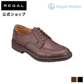 【公式】 RegalWalker 102W Uチップ ダークブラウン ビジネスシューズ メンズ リーガルウォーカー | regal 靴 革靴 くつ シューズ レザー レザーシューズ メンズ靴 メンズシューズ 本革 歩きやすい カジュアル ビジネス 通勤 牛革 日本製 プレゼント 父の日