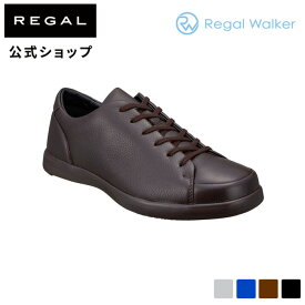 SALE 【公式】 RegalWalker 324W ディアスキン スニーカー ダークブラウン メンズ リーガルウォーカー | 靴 くつ シューズ 革靴 おしゃれ カジュアル 本革 レザースニーカー レザー メンズシューズ 歩きやすい 履きやすい きれいめ 茶 プレゼント