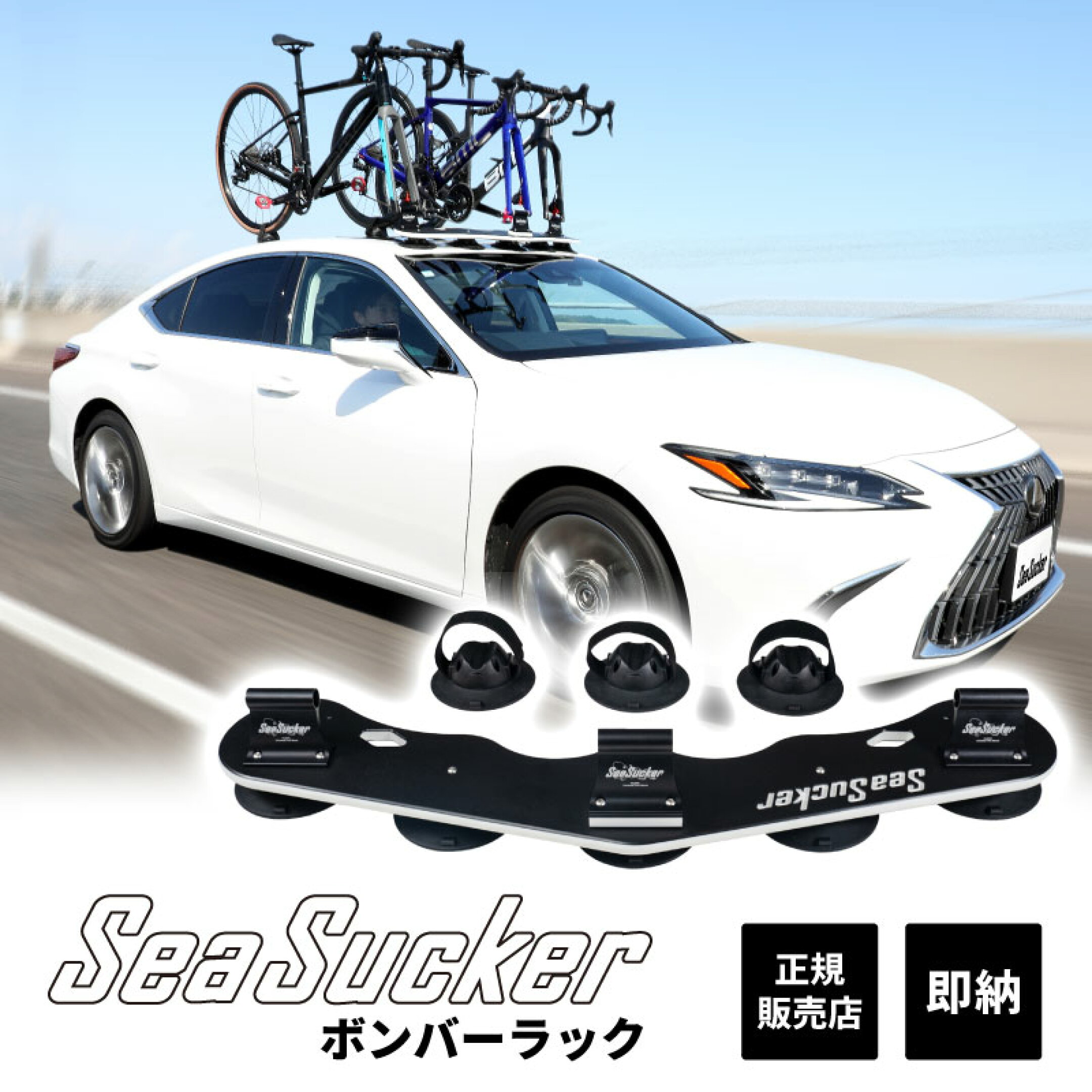 バンバーラック　3台用バイクラック