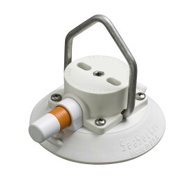 【正規販売店】SeaSucker シーサッカー 4.5インチ ポイントトップ Dリング付 真空マウント ペット リール 吸盤 カーサイド タープ テント シェルター オーニング 保護カバー キャンプ 災害 バンライフ 車中泊 コンパクト ブラック ホワイト スペア 車 vm1015