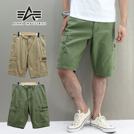 ≪15%OFF&送料無料≫ALPHA INDUSTRIES MENS WIDE CARGO SHORTS DOBBY TB2027 / アルファインダストリーズ メンズ ワイド カーゴショーツ TB2027