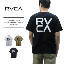 ≪20％OFF&ネコポス送料無料≫RVCA MENS FORMING RVCA SHORT SLEEVE T-SHIRT BB041202 / ルーカ メンズ フォーミングルーカ 半袖Tシャツ BB041202