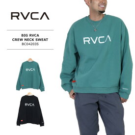 ≪送料無料≫RVCA MENS BIG RVCA CREW NECK SWEAT BC042035 / ルーカ メンズ ビッグルーカ クルーネック スウェット BC042035