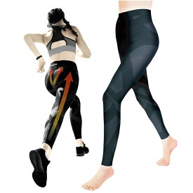 Activital 復元力ひざ腰スパッツ / アクティバイタル レギンス スパッツ レディース ウォーキングスパッツ コンプレッションタイツ スポーツスパッツ 加圧 段階着圧 むくみ 浮腫 骨盤 太もも 痩せ ダイエット ひざ ガードル 引き締め ゴルフ 登山 ランニング ヨガウェア