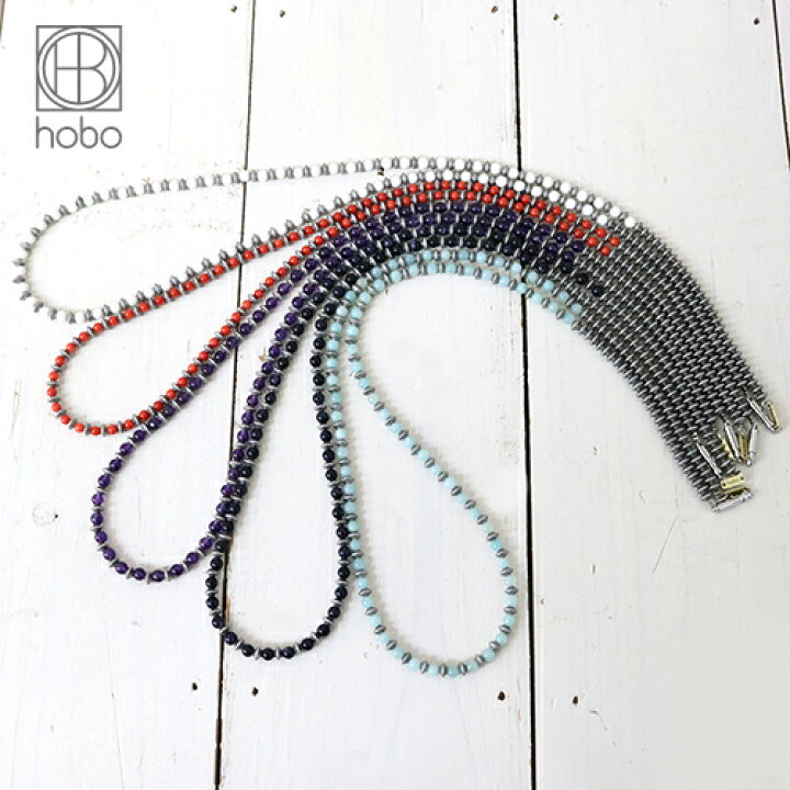 楽天市場】【SALE35%OFF】hobo (ホーボー)『Beads Necklace Stone』(HB 